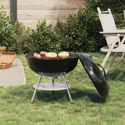 Kulgrill Sort 36,5 x 36,5 x 40 cm