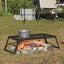Foldbart Camping Grill Sort 58 x 31 x 2 cm Legeret Stål
