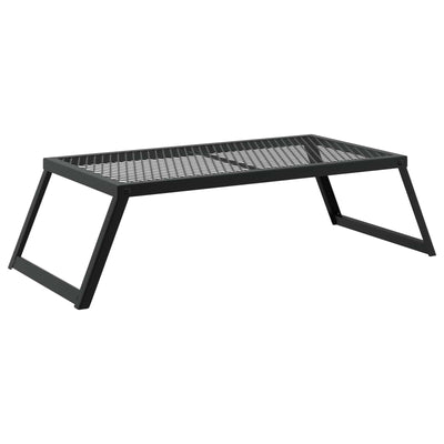 Foldbart Camping Grill Sort 58 x 31 x 2 cm Legeret Stål