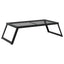 Foldbart Camping Grill 58 x 31 x 2 cm Legeret Stål Sort