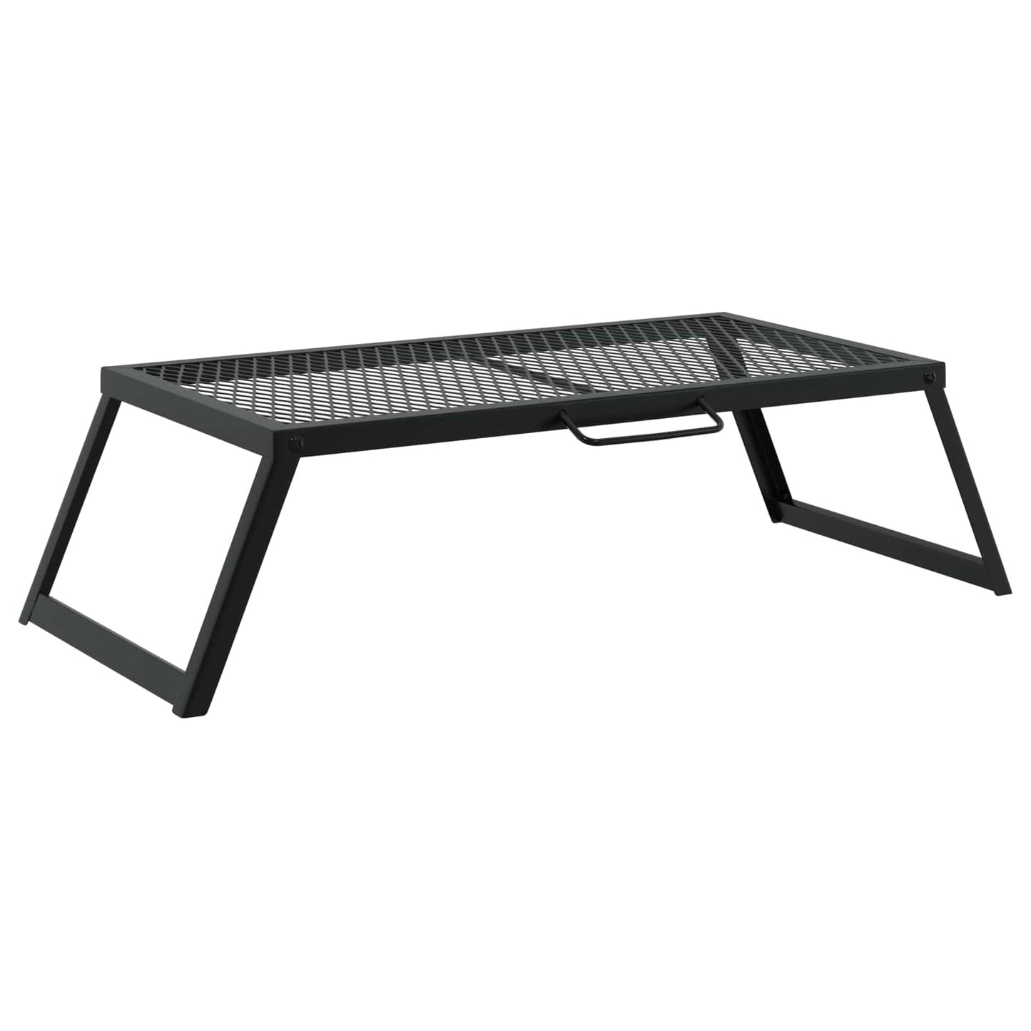 Foldbart Camping Grill Sort 58 x 31 x 2 cm Legeret Stål