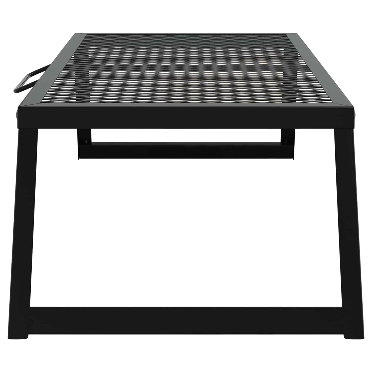 Foldbart Camping Grill Sort 58 x 31 x 2 cm Legeret Stål