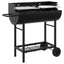 Kulgrill 96,5 x 42,5 x 88,5 cm Sort