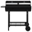 Kulgrill 96,5 x 42,5 x 88,5 cm Sort