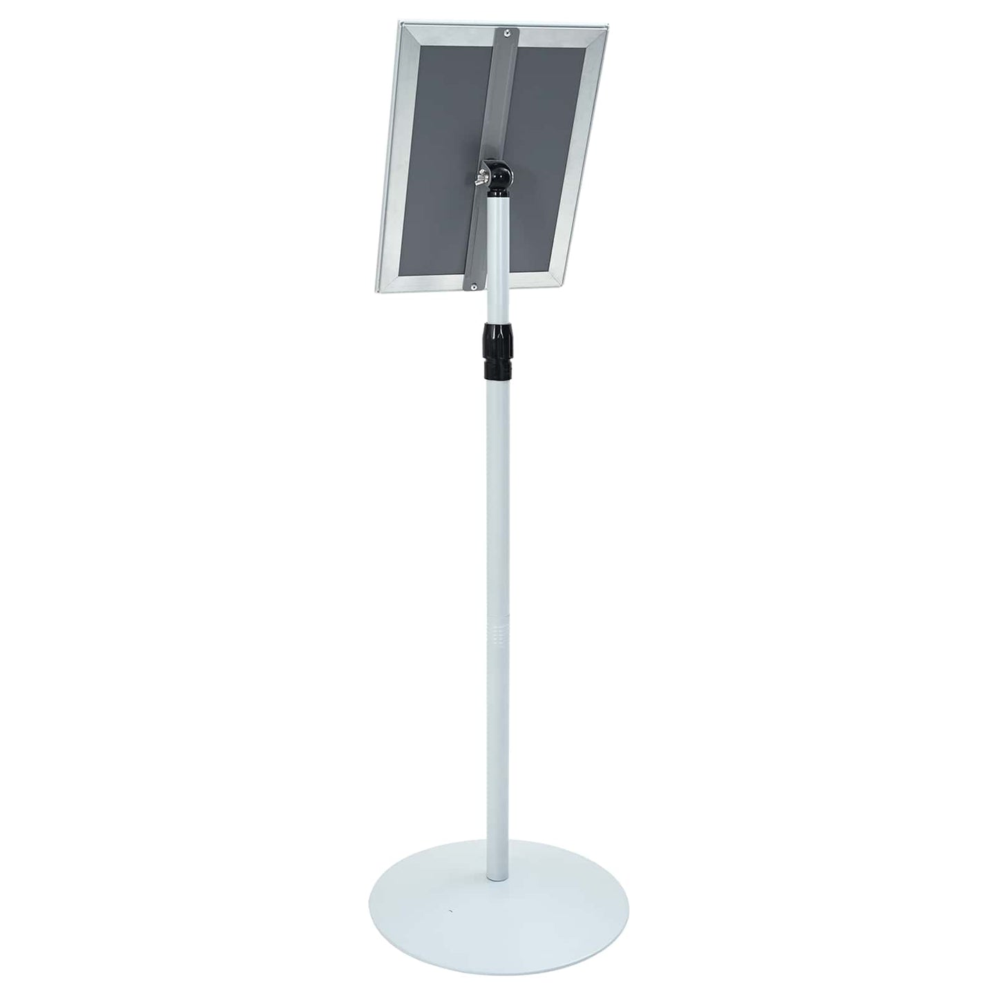 Pedestal Plakatstand Sølv 33 x 33 x 126 cm PVC og Stål