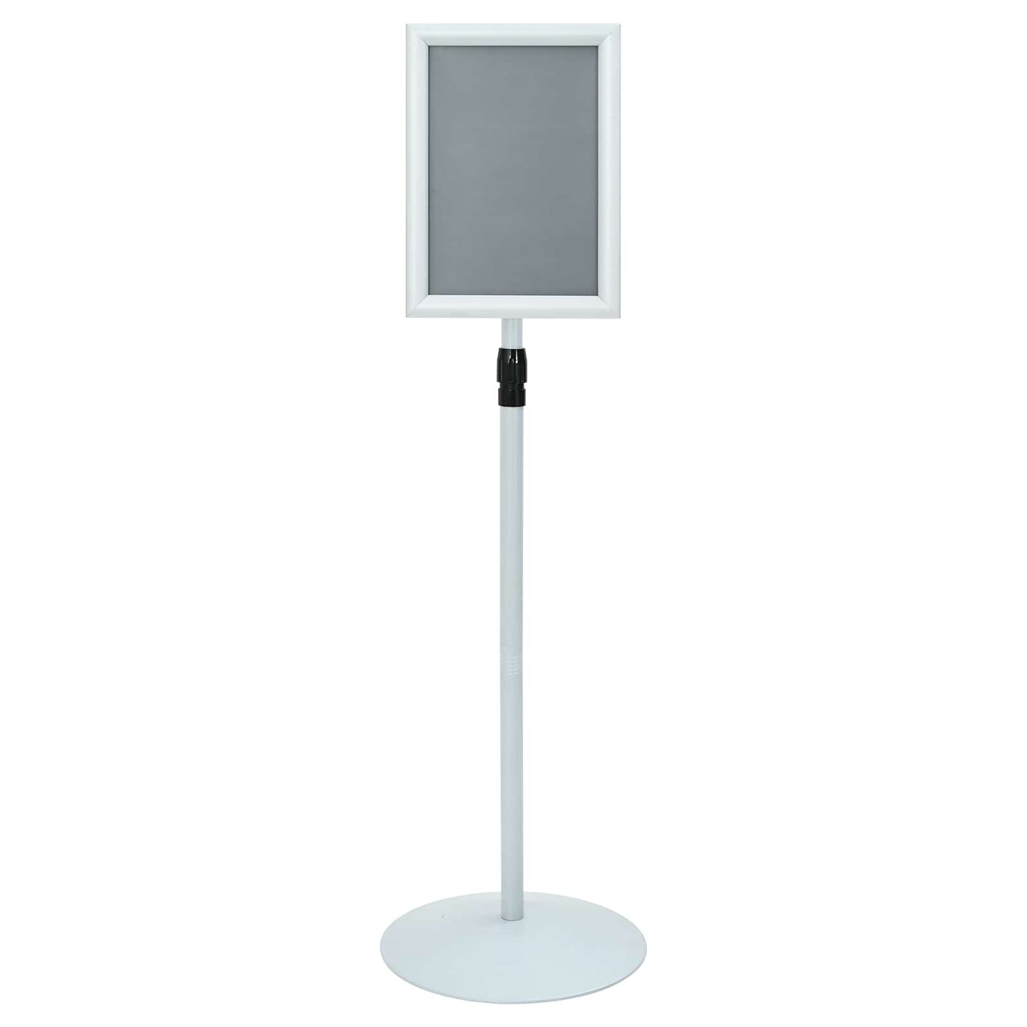 Pedestal Plakatstand Sølv 33 x 33 x 123 cm PVC og Stål