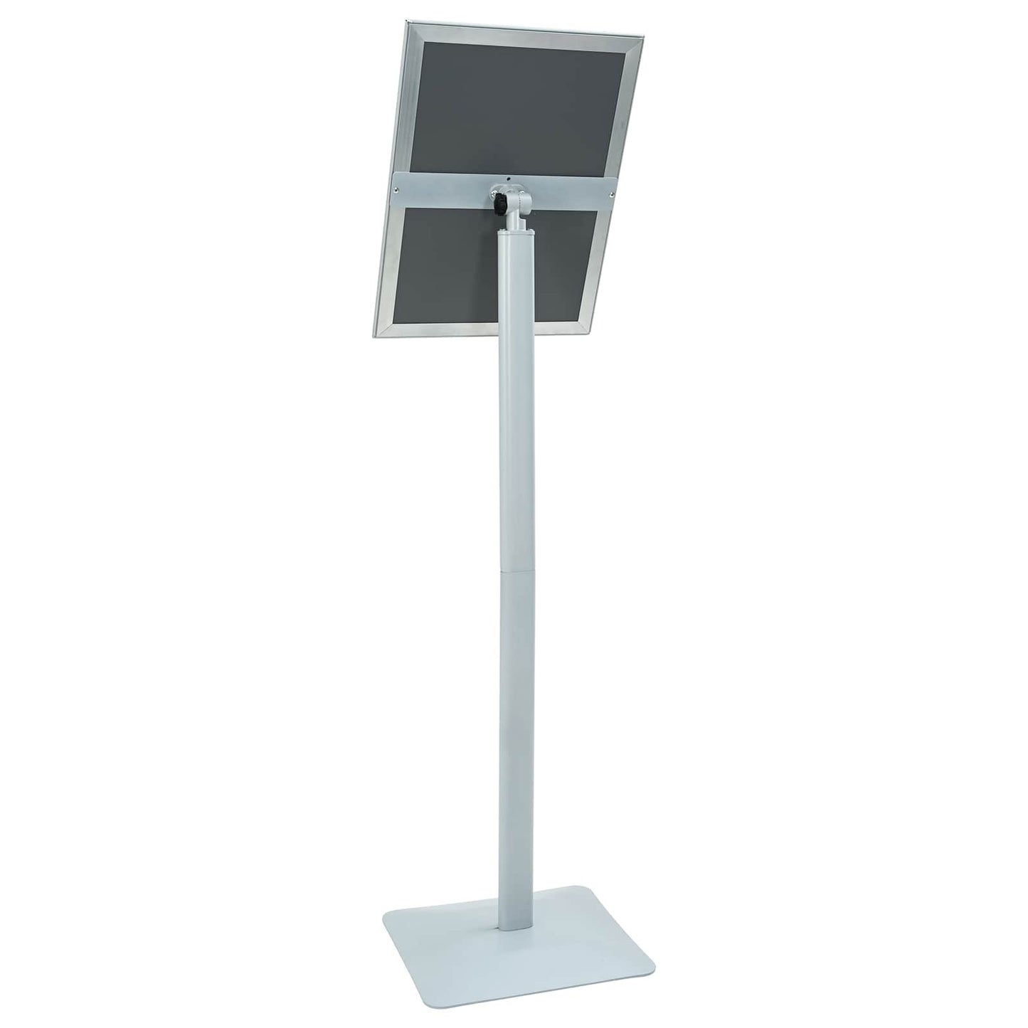 Pedestal Plakatstand Sølv 32,5 x 27 x 126 cm Støbejern