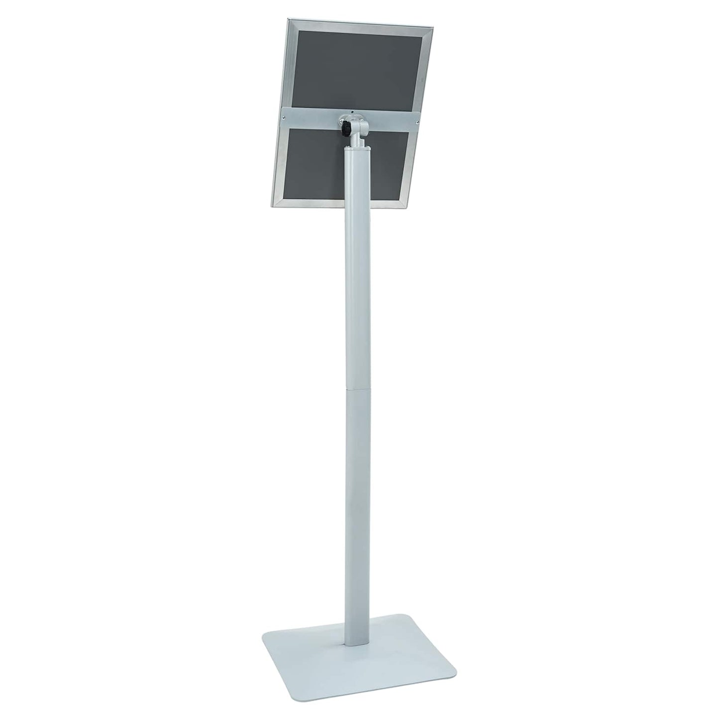 Pedestal Plakatstand Sølv 32 x 27 x 119 cm Støbejern