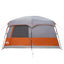 Familietelt med tag Grå og orange 320 x 210 x 180 cm Polyester