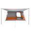 Familietelt med tag Grå og orange 320 x 210 x 180 cm Polyester