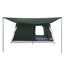 Familietelt med tag Army Grøn 320 x 210 x 180 cm Polyester