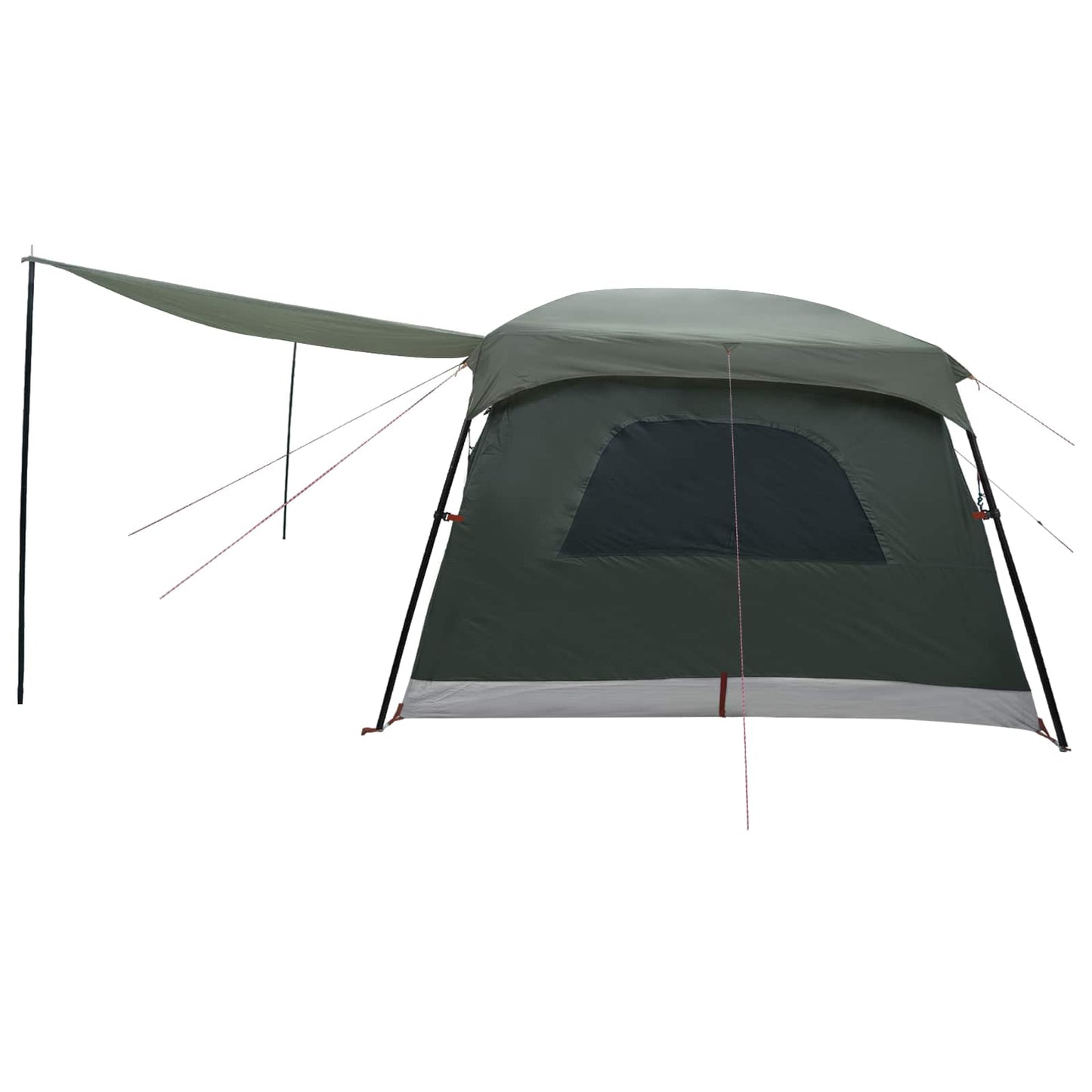 Familietelt med tag Army Grøn 320 x 210 x 180 cm Polyester