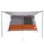 Familietelt med tag Grå og orange 380 x 260 x 190 cm Polyester