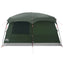 Familietelt med tag Army Grøn 380 x 260 x 190 cm Polyester