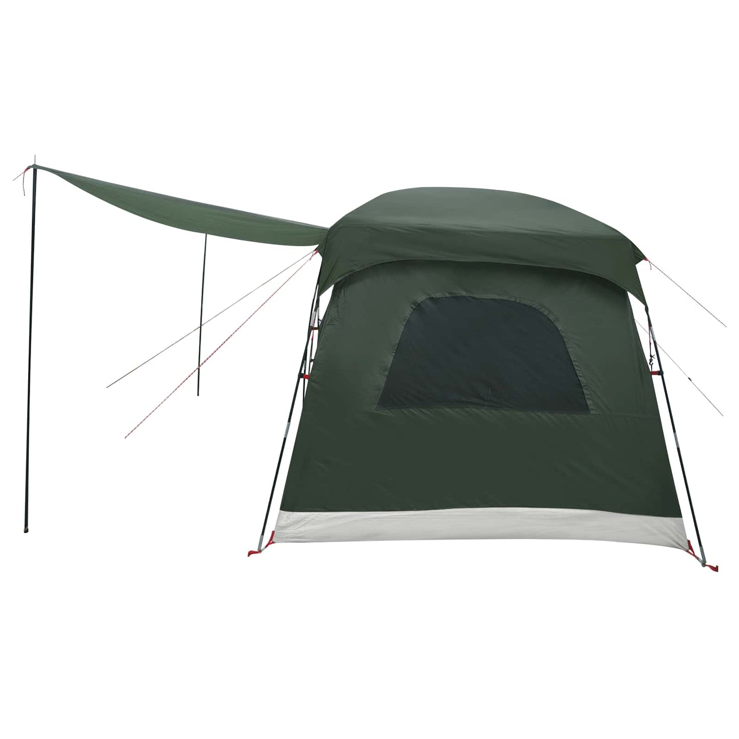Familietelt med tag Army Grøn 380 x 260 x 190 cm Polyester