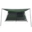 Familietelt Army Grøn 420 x 305 x 200 cm Polyester og Stål
