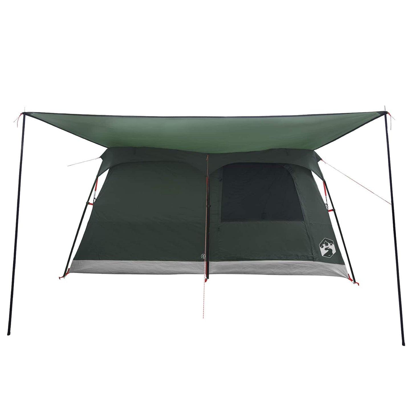 Familietelt Army Grøn 420 x 305 x 200 cm Polyester og Stål
