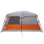 Familietelt Grå og orange 500 x 400 x 230 cm Polyester og Stål