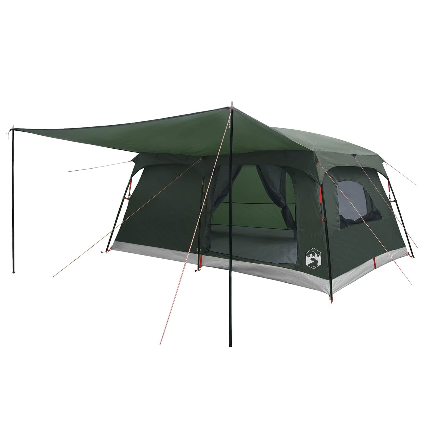 Familietelt Army Grøn 500 x 400 x 230 cm Polyester og Stål