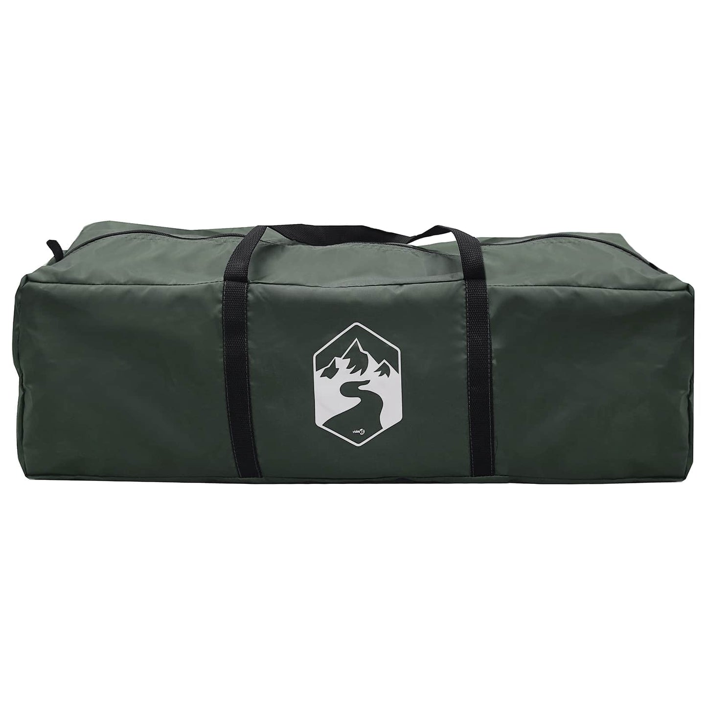 Hyttetelt med tag Army Grøn 210 x 210 x 138 cm Polyester