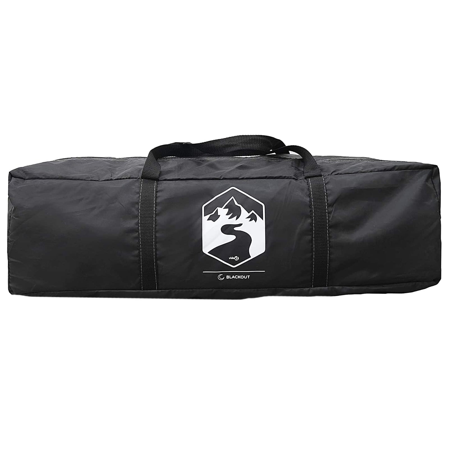Hyttetelt med tag Hvid Blackout 210 x 210 x 138 cm Polyester