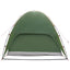 Camping telt med regnslag vandafvisende Grøn 245 x 245 x 149 cm