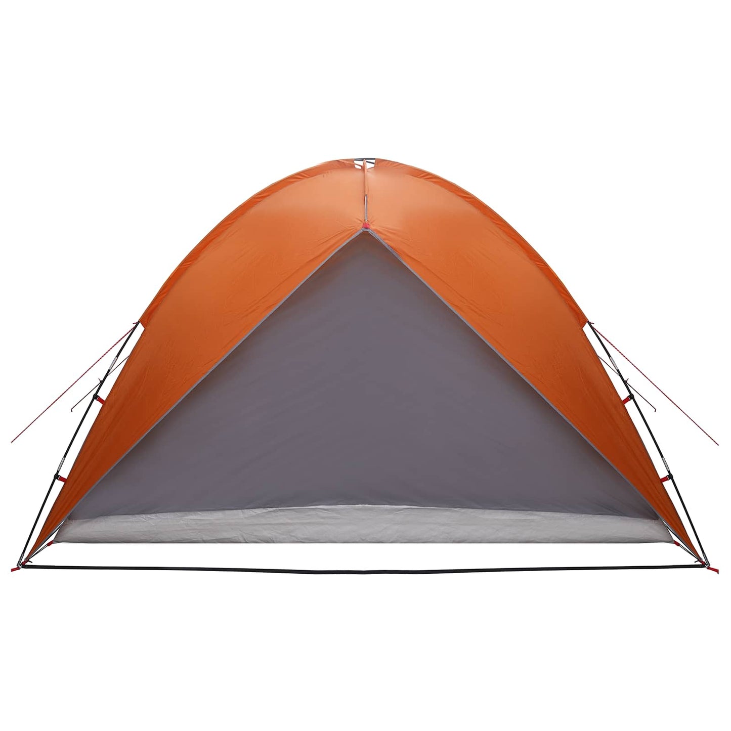 Camping telt med regnslag vandafvisende Kuppel Grå og orange