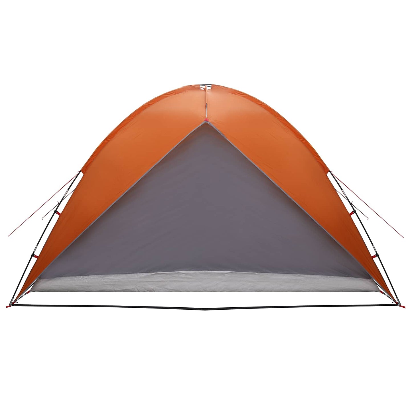 Camping telt med regnslag vandafvisende Kuppel Grå og orange