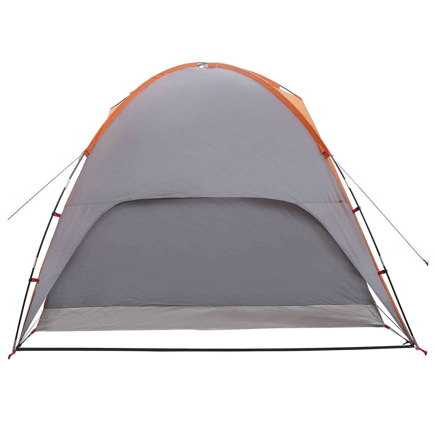 Camping telt med regnslag vandafvisende Kuppel Grå og orange
