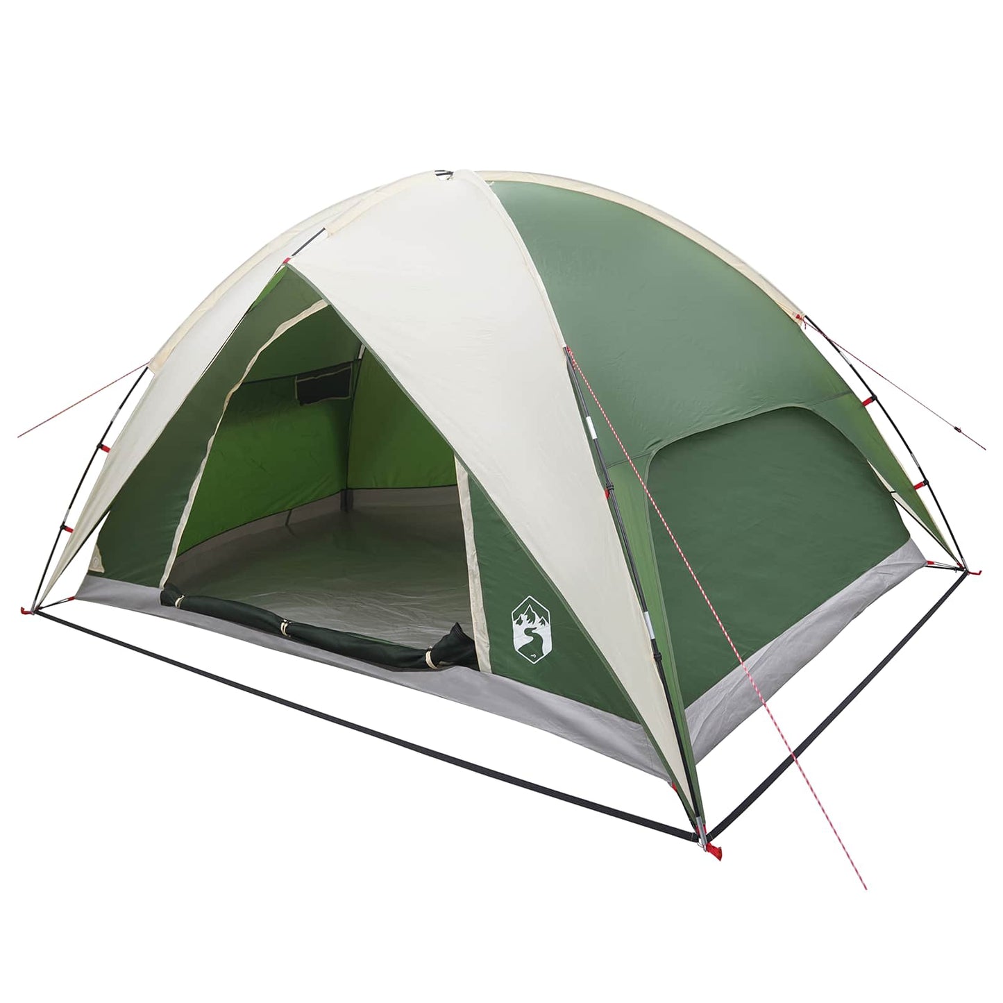 Camping telt med regnslag vandafvisende Grøn 360 x 245 x 185 cm