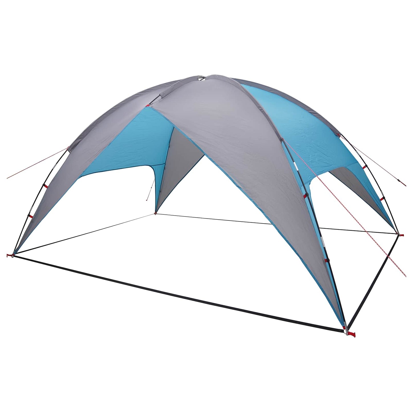 Camping telt med regnslag vandafvisende Blå 360 x 245 x 185 cm