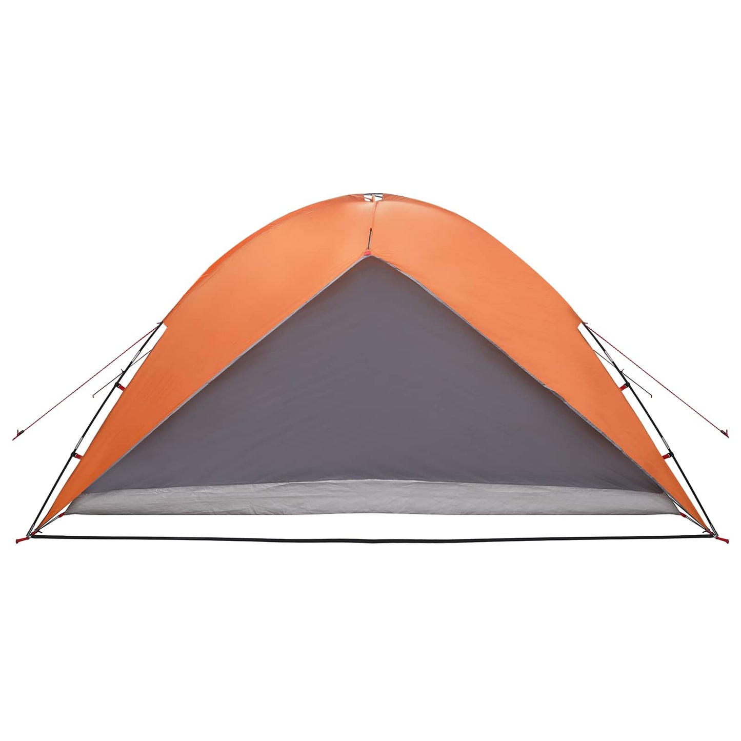 Camping telt med regnslag vandafvisende Kuppel Grå og orange