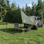 Bil Telt med tag Army Grøn 308 x 215 x 220 cm Polyester og Stål