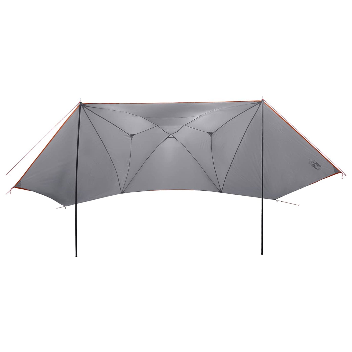 Bil Telt med tag Grå og orange 350 x 250 cm Polyester og Stål