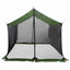 Camping tarp med mesh vægge Grøn 340 x 260 x 220 cm