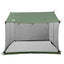 Camping tarp med mesh vægge Grøn 340 x 260 x 220 cm