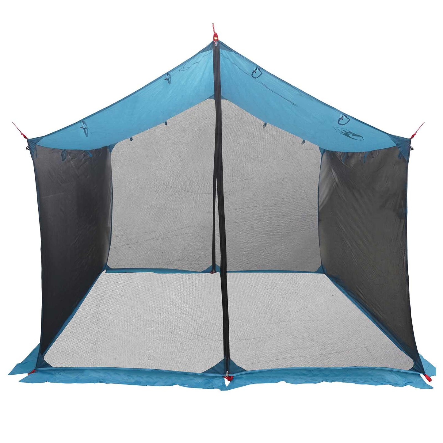 Camping tarp med mesh vægge Blå 340 x 260 x 220 cm
