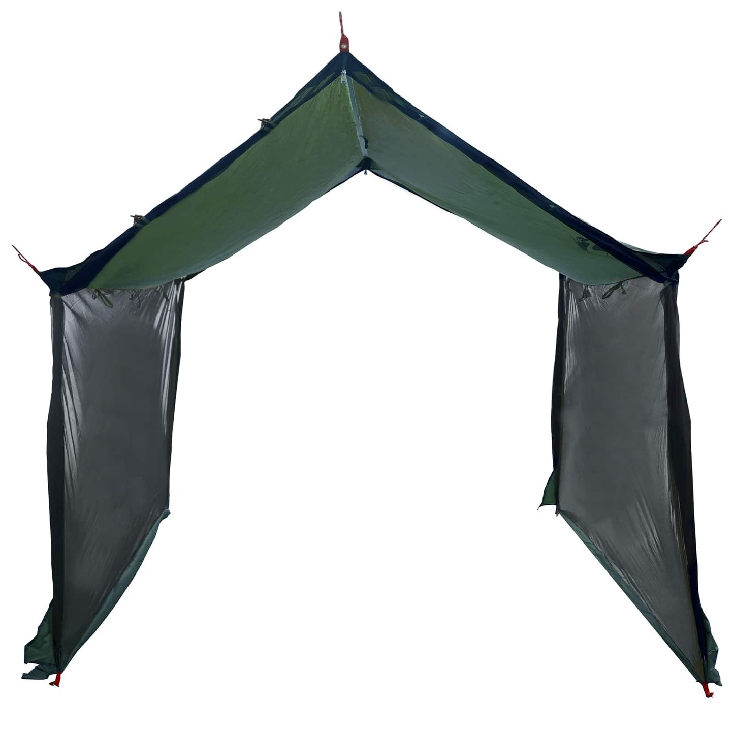 Camping tarp med mesh vægge Army Grøn 340 x 260 x 220 cm