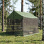 Camping tarp med mesh vægge Grøn 270 x 210 x 210 cm