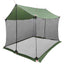 Camping tarp med mesh vægge Grøn 270 x 210 x 210 cm