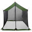 Camping tarp med mesh vægge Grøn 270 x 210 x 210 cm