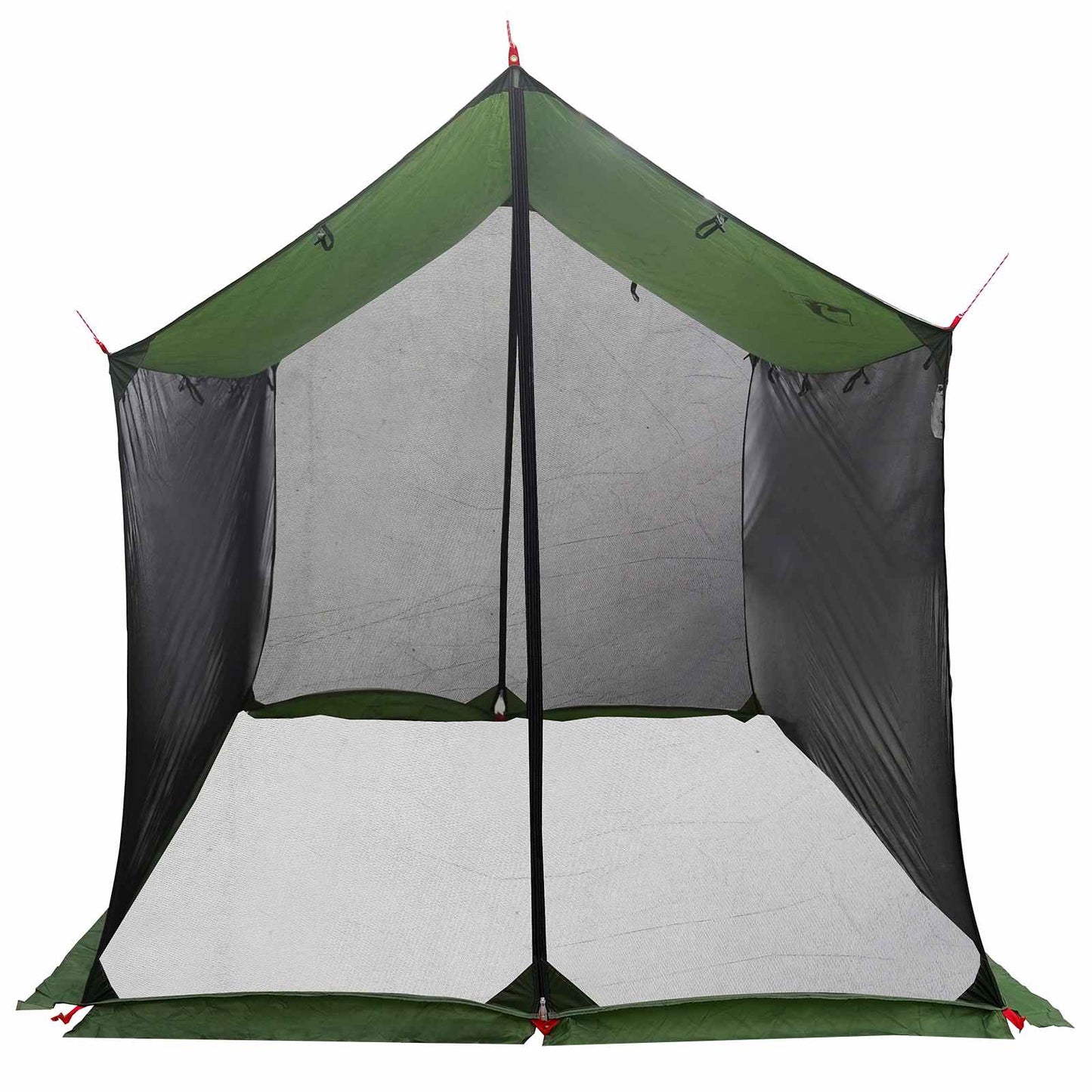 Camping tarp med mesh vægge Grøn 270 x 210 x 210 cm