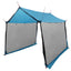 Camping tarp med mesh vægge Blå 270 x 210 x 210 cm