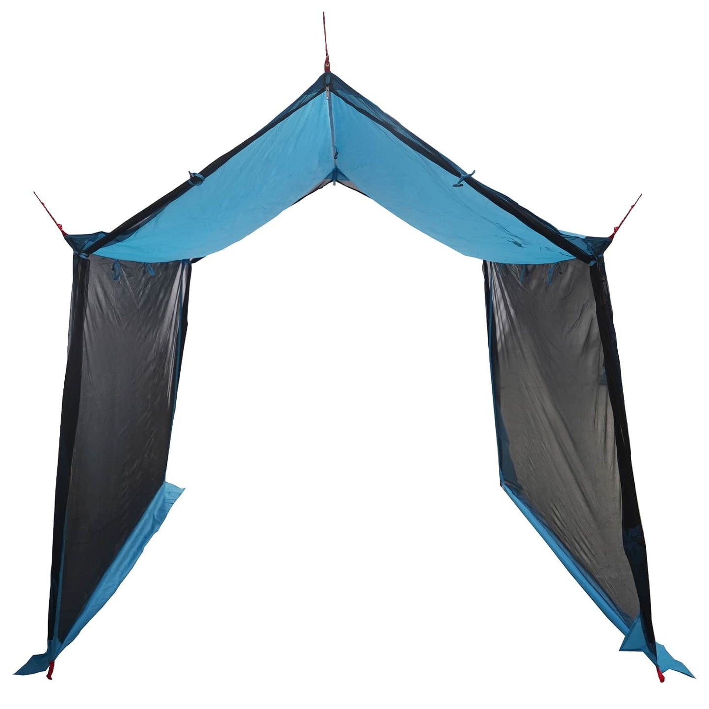 Camping tarp med mesh vægge Blå 270 x 210 x 210 cm