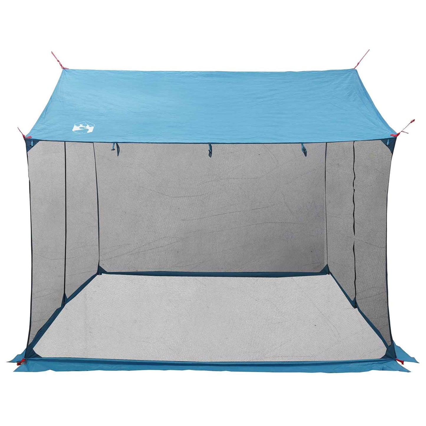Camping tarp med mesh vægge Blå 270 x 210 x 210 cm