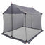 Camping tarp med mesh vægge Grå og orange 270 x 210 x 210 cm
