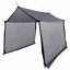 Camping tarp med mesh vægge Grå og orange 270 x 210 x 210 cm