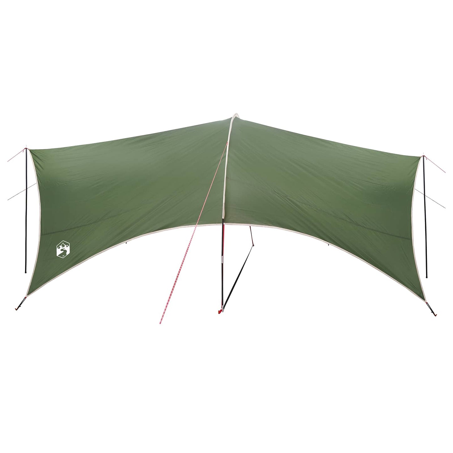 Camping tarp vandafvisende Grøn 550 x 400 x 230 cm