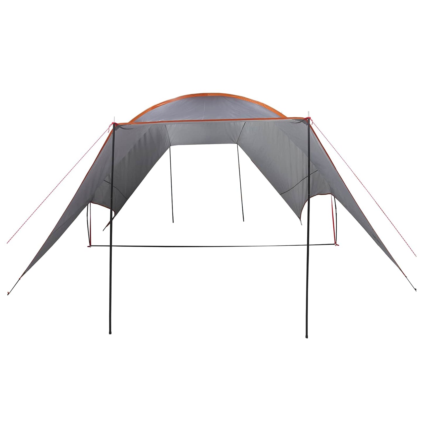 Camping tarp vandafvisende Grå og orange 550 x 400 x 230 cm