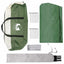Camping tarp vandafvisende Grøn 690 x 580 x 255 cm